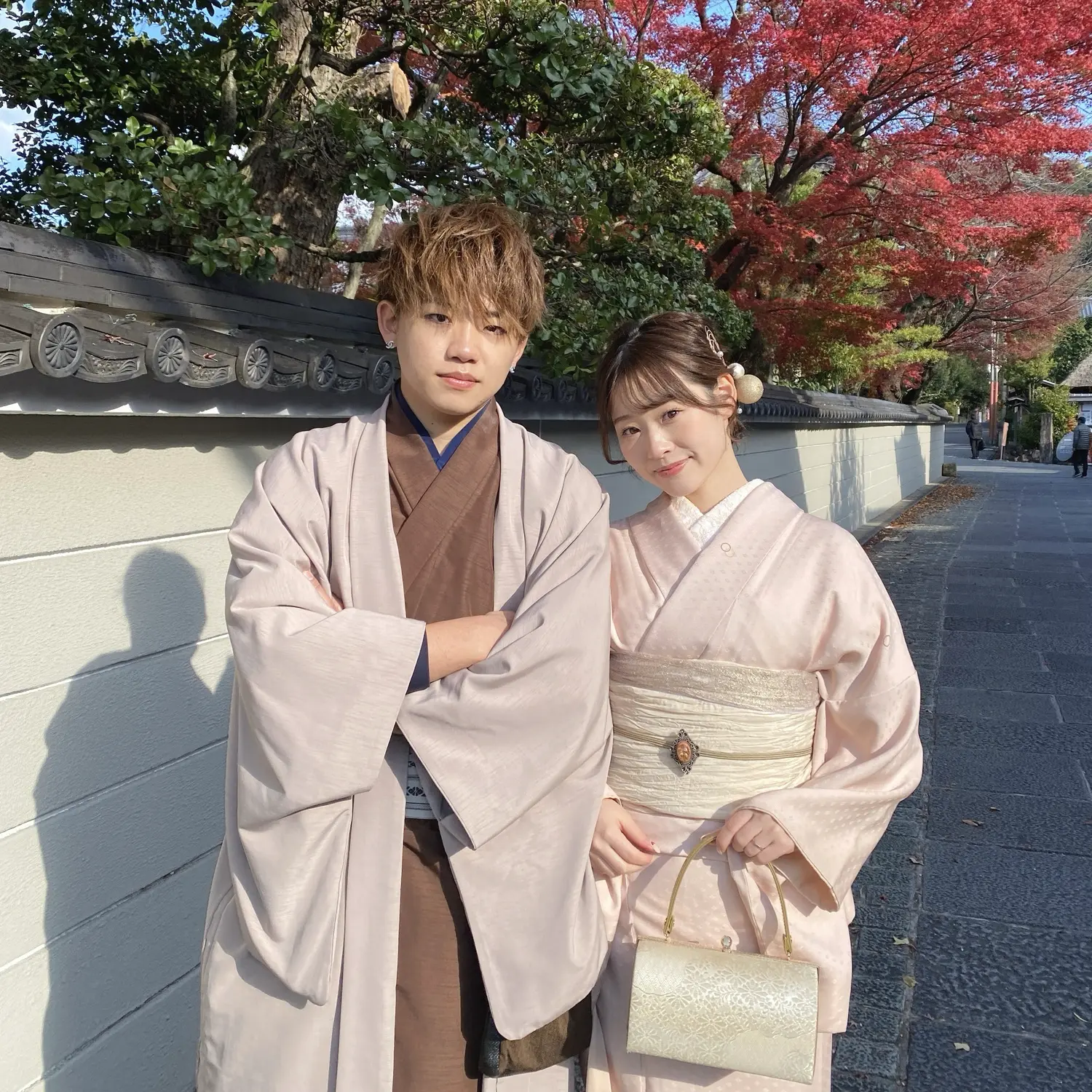 梨花和服の京都着物カップルプラン